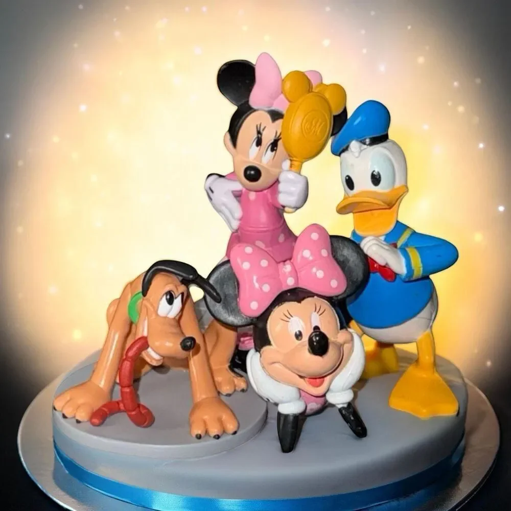 Disney's Cake Toppers Minnie Pluto Donald Duck Figures Toppers A48